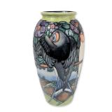 Moorcroft Rachel Bishop Swallows Earthenware Vase