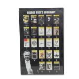 George Rose Broadway Career Retrospective Framed Poster