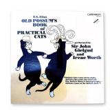 T.S. Eliot Old Possum's Book of Practical Cats LP performed by Sir John Gielgud and Irene Worth