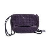 Charles Jourdan Italian Woven Leather Shoulder Bag