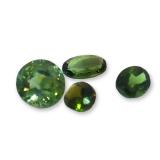 4pc Olive Green Tourmaline Stones