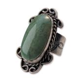 Bell Trading Post Sterling Silver Jade Ring