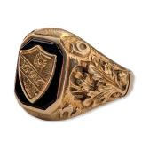 Tiffany & Co. 14K Gold and Onyx Signet Ring