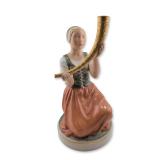Royal Copenhagen Porcelain Girl with the Golden Horn Figurine
