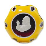 Baccarat Crystal Pope John XXIII Sulphide Paperweight