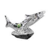 Waterford Crystal Irish Lead Crystal Shark Figurine