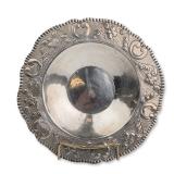 Latin American Repousse 900 Plata Fina Silver Bowl