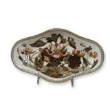 Wedgwood Lobed Oval Dish, Water Lily Pattern