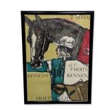 Hans Falk (Swiss, 1918-2002), Pfingst Rennen Frauenfeld Poster