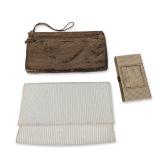 Trio of Vintage Evening Clutches and Vanity Case