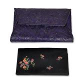 2 Alexis David and Parisian Hand Made Clutch Bags