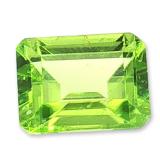 Emerald Cut Loose Peridot 3.56 Carats