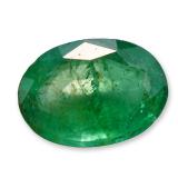 Loose Oval Cut Emerald Gemstone