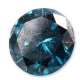 Round Brilliant Cut Blue Diamond