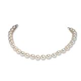 Cultured Pearl Necklace with Sterling Silver Clasp