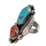 Southwestern Sterling Silver Turquoise Ring