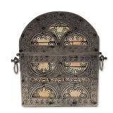 Moroccan Metal and Bone Inlaid Quran Case