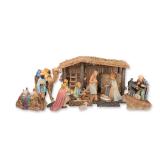 25pc Goebel Hummel Porcelain Nativity Set and Stable