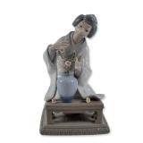 Lladro Porcelain Figurine Oriental Girl