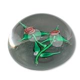 Ray Banford Miniature Lampwork Rose Paperweight