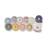 13 Piece Collection of Wedgwood England Jasperware Small Dishes