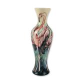 Moorcroft Everglades Flamingos Pottery Vase