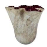 Art Glass Studio Macchia Vase, Signed