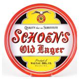 Schoens Old Lager 1940s Serving Tray MINTY