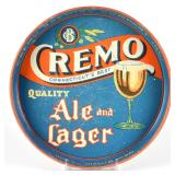 Cremo Ale and Lager 1930s Serving Tray