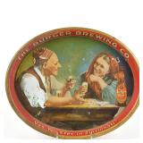 Burger Beer 1930s Oval Serving Tray