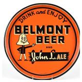 Belmont Beer John L Ale 1930s Serving Tray EXCEPTIONAL