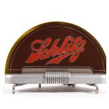 Schlitz 1930s Price Bros Reverse-Painted Glass Illuminated Sign
