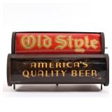 Heilemans Old Style Lager 1930s Illuminated Sign WOW