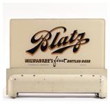 Blatz Beer 1930s Reverse-Painted Glass Illuminated Sign