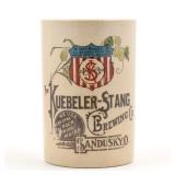 Kuebeler-Stang Pre-Prohibition Glazed Stoneware Mug SANDUSKY OH