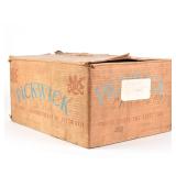 Pickwick Ale 1940s Empty Cardboard Case Carton from QUART CONE TOP FIND