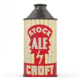 Stock Ale by Croft Cone Top TOUGH CLEAN INDOOR 158-21