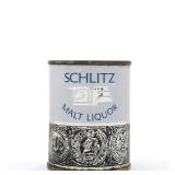 Schlitz Malt Liquor 8 Ounce SUPER SOFTOP Flat Top 1963 EMBOSSED 242-13