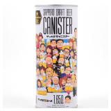 Sapporo Draft Beer Canister Japanese Party Size Pull Tab