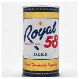 Royal 58 Beer Zip Top 116-24 EXCELLENT