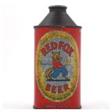 Red Fox Beer Cone Top WITHDRAWN FREE 180-26