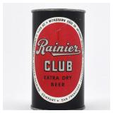 Rainier Club Extra Dry Beer Flat Top WITHDRAWN FREE 117-33
