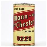 Mann-Chester Extra Pale Extra Dry Beer Flat Top METALLIC NO CONTENTS 94-28 EXCELLENT