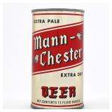 Mann-Chester Extra Pale Extra Dry Beer Flat Top METALLIC CONTENTS FRONT 94-28 OUTSTANDING
