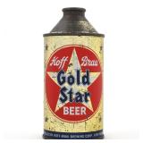 Hoff Brau Gold Star Beer Cone Top 168-31