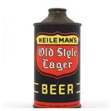 Heilmans Old Style Beer Cone Top NO ALC STATEMENT 177-19