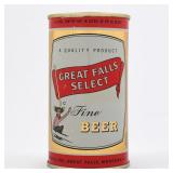 Great Falls Select Fine Beer Flat Top NIEO 4 PERCENT 74-23 OUTSTANDING