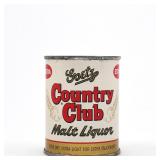 Goetz Country Club Malt Liquor Flat Top 95 YEARS 240-18