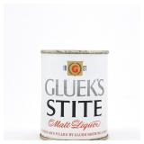 Glueks Stite Malt Liquor 8 Ounce Flat Top 241-7 IOWA LID EXCEPTIONAL