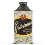 Gettelman Beer Cone Top ALC STATEMENT POSS UNIQUE UNLISTED